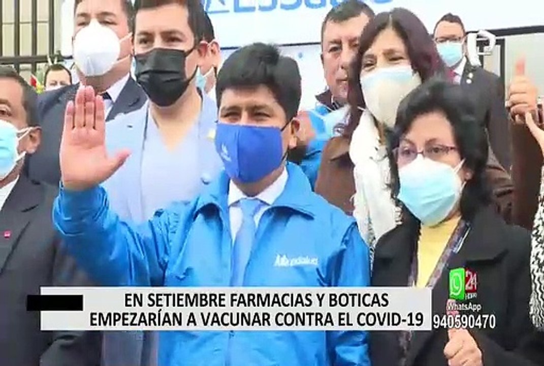 ¿Cuándo empezaría la vacunación en boticas y farmacias?