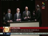 Así fue la inauguración del proceso de Diálogo entre Gobierno y oposición de Venezuela en México