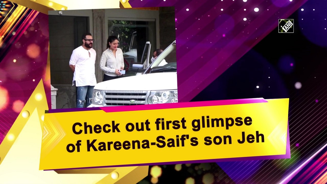 Check out first glimpse of Kareena-Saif's son Jeh