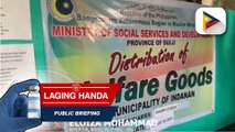 Mga senior citizen sa bayan ng Indanan, nakatanggap ng welfare goods mula sa Ministry of Social Services and Development