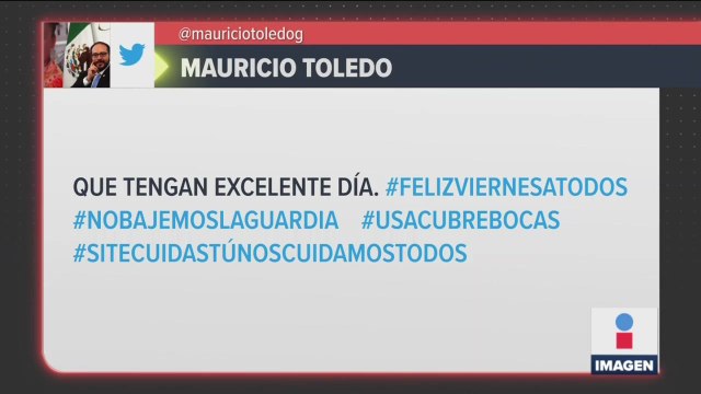 Mauricio Toledo reaparece en Twitter mientras alistan su ficha roja