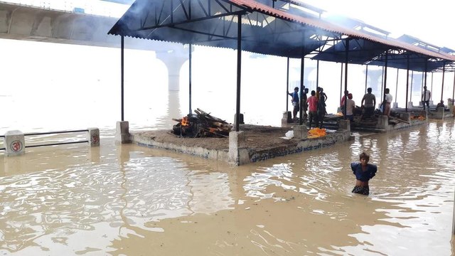 Major rivers in Bihar & UP flowing above the danger mark