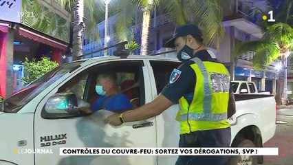 Les forces de l'ordre, mobilisées pour faire appliquer le couvre-feu hier soir