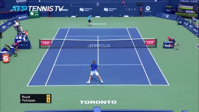 Tsitsipas races into Rogers Cup semis