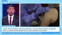 Job Postings Requiring Vaccination Surge