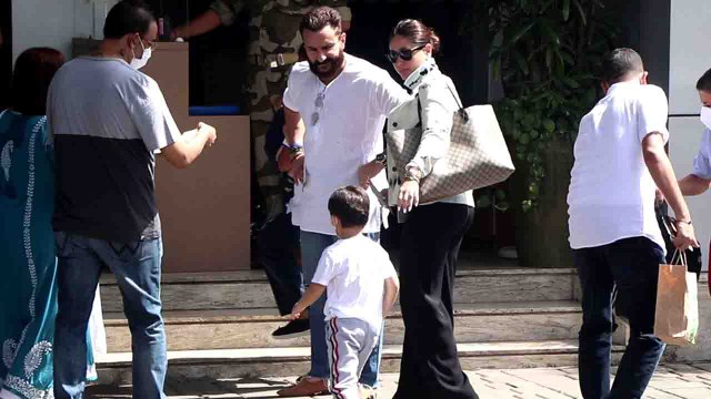 Kareena Kapoor और Saif Ali Khan दोनो बेटे Taimur और Jehangir संग कहा चले Private Plane से |FilmiBeat