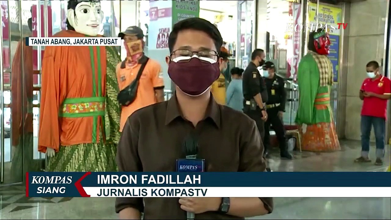 Catat! Masuk Pasar Tanah Abang Wajib Sudah Divaksin Minimal Dosis Pertama
