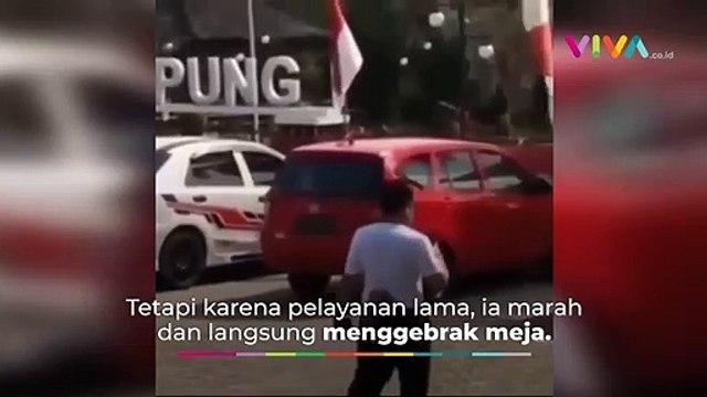 Gara-gara Bubur Kelamaan, PNS Lempar Pedagang Pakai Batu