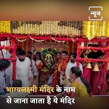 Actor Govinda With His Wife Performs Pooja At The Famous Temple In Hyderabad
