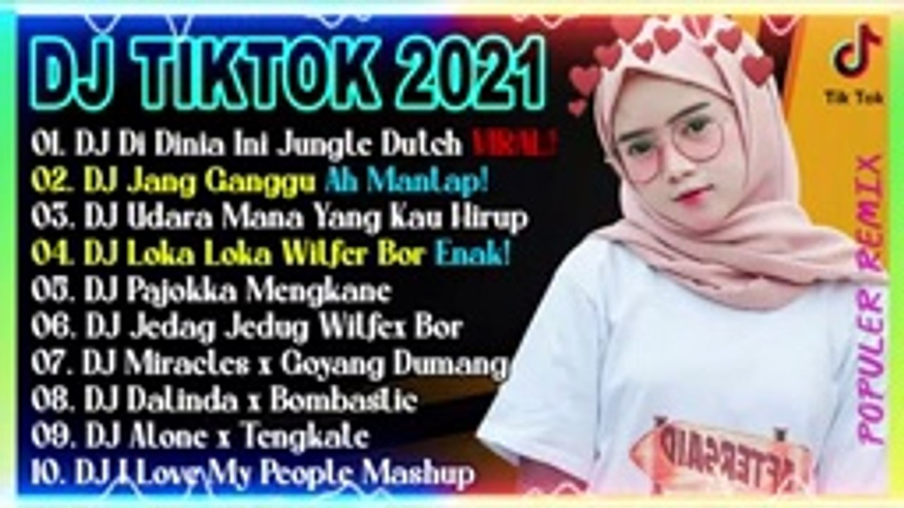 DJ TIKTOK TERBARU 2021  DJ DI DUNIA INI TENANG AJA JUNGLE DUTCH FULL BASS VIRAL REMIX TERBARU 2021_v144P