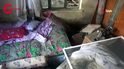 Yaşlı çift sel dehşetini korku dolu gözlerle anlattı