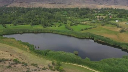 Son dakika: Aras Dağları eteklerindeki vaha: Üçkaya Gölü