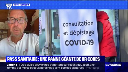 Panne QR codes: "Il faudrait que les feuilles de résultats [de tests] puissent être reconnues comme pass sanitaire temporairement"