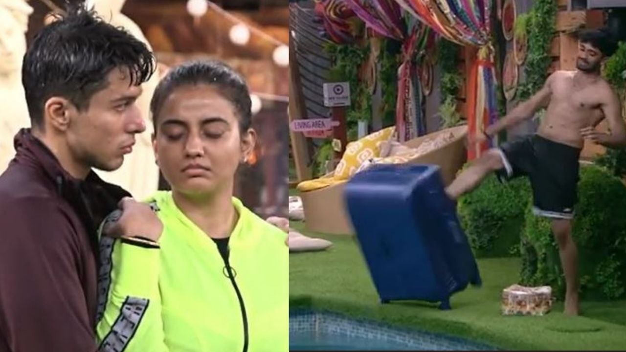 Bigg Boss OTT: Task में Zeeshan Khan ने Akshara Singh और Pratik Sehajpal के साथ की ये हरकत|FilmiBeat