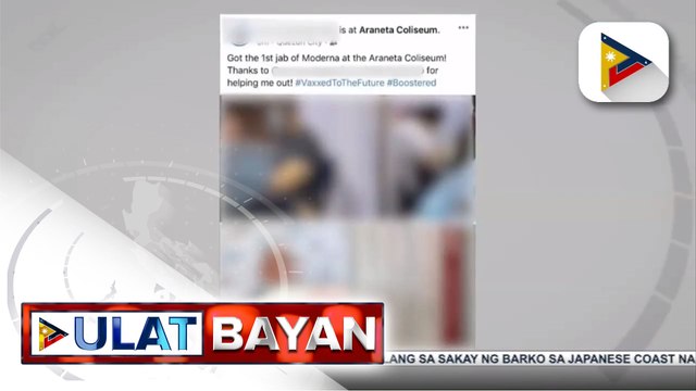 2 lalaking nagpaturok ng ikatlong dose ng COVID-19 vaccine, kinasuhan ng QC LGU