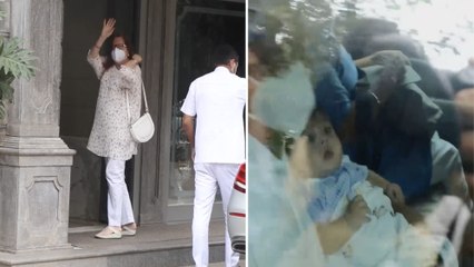 Saif & Kareena's Second Son Jehangir Ali Khan Makes His First Public Appearance | SpotBoyE
