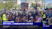 La manifestation des gilets jaunes à Paris contre l'extension du pass sanitaire vient de s'élancer de Porte Dorée