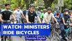 3 ministers ride bicycles in 'Pedal for Health' initiative | Azadi ka Amrit Mahotsav | Oneindia News