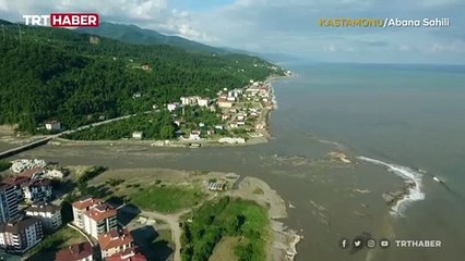 Batı Karadeniz'de sel önünde ne varsa sürükledi