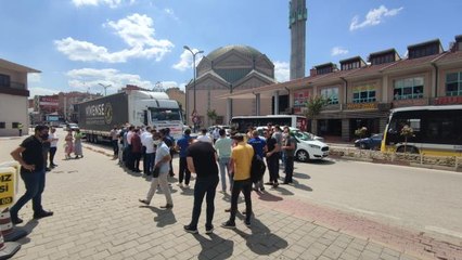 Bursa'nın İnegöl ilçesinden selin etkilediği Kastamonu'ya su yardımı yapıldı
