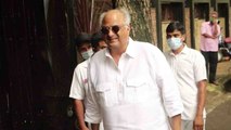 Boney Kapoor with Family Reached at Rhea Kapoor's Wedding watchout | FilmiBeat