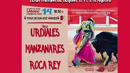 Gijón - Sorteo de los toros de José Vázquez 14-ago-2021