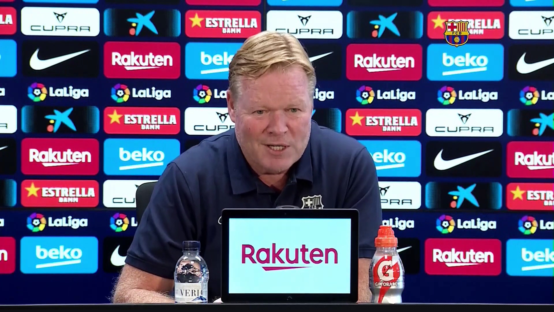 Koeman y el Barcelona sin Messi