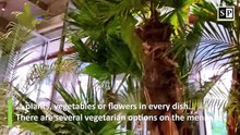 Flowers & food restaurant in Shenzhen, China