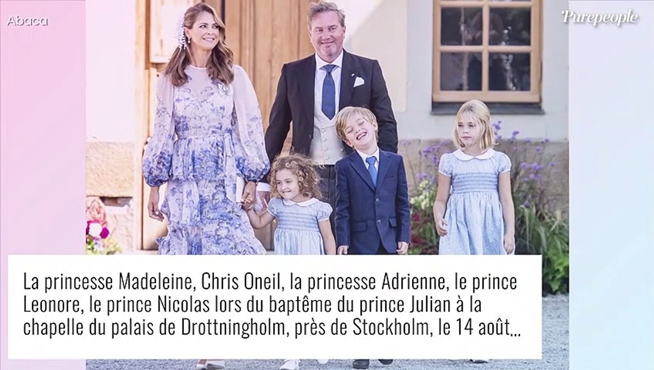 Carl Philip et Sofia de Suède : Baptême émouvant pour leur fils Julian, la famille en fête !