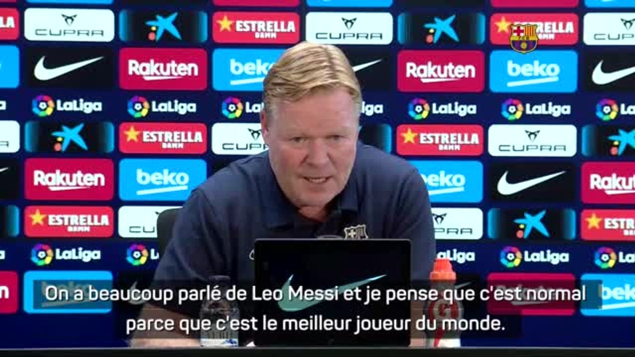 1e j. - Koeman : "Nous n'aurons pas d'autres recrues pour remplacer Messi"
