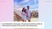 Liam Di Benedetto gaga de sa fille Sharly : 1 mois de vie, craquantes photos du bébé
