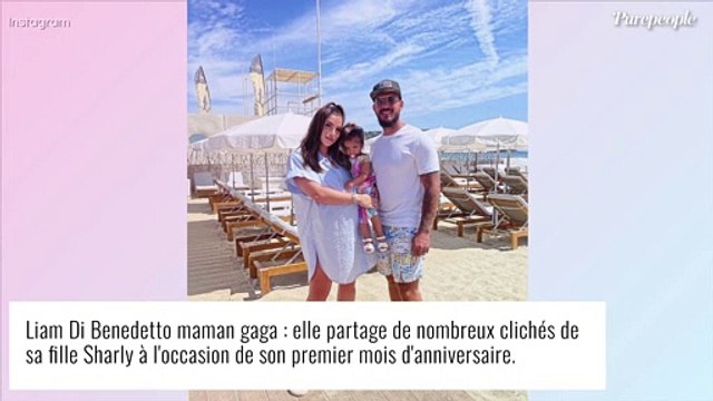 Liam Di Benedetto gaga de sa fille Sharly : 1 mois de vie, craquantes photos du bébé