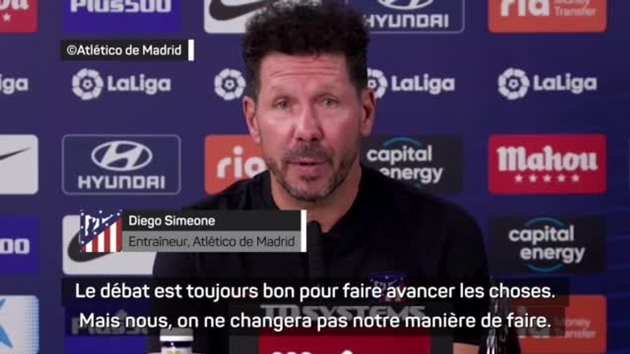 Transferts - Simeone : "Nous, on ne changera pas notre manière de faire"