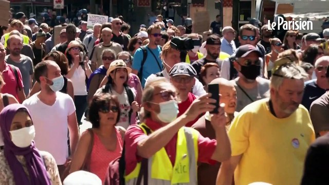 Les opposants au pass sanitaire manifestent pour la 5ème fois