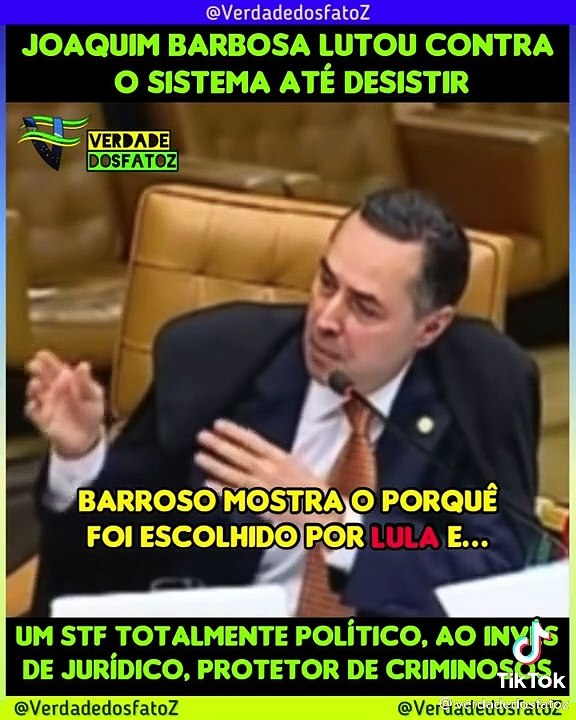 Ministro Joaqiim, sempre lutando em defesa da verdade dos fatos