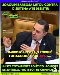 Ministro Joaqiim, sempre lutando em defesa da verdade dos fatos