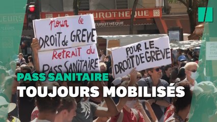 Contre le pass sanitaire, la mobilisation reste forte