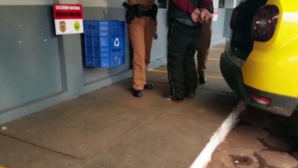 Jovem é detido pela Polícia Militar com Fiesta que foi furtado nesta manhã