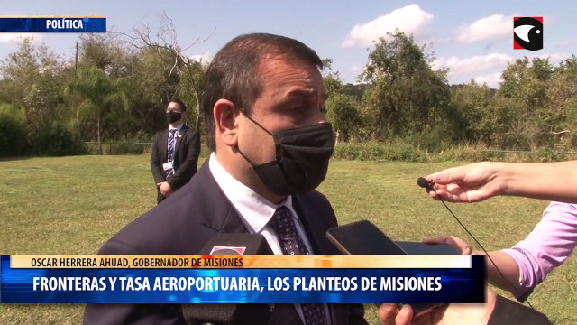 Fronteras y tasa aeroportuaria, los planteos de Misiones