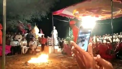 केन्द्रीय कृषि राज्यमंत्री ने गाए भजन, हुए भाव विभोर