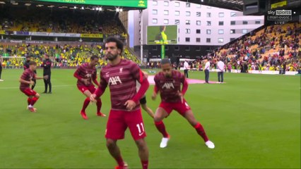 Liverpool Pre-Match Warmup vs Norwich