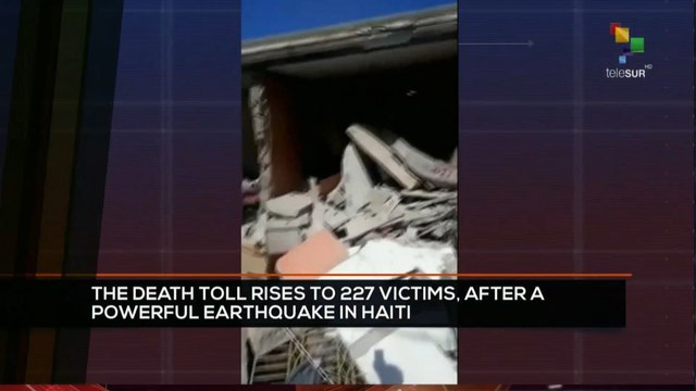 FTS 16:30 14 08: Haiti reports 227 victims of powerfull earthquake