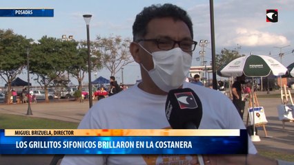 Los grillitos sifonicos brillaron en la costanera