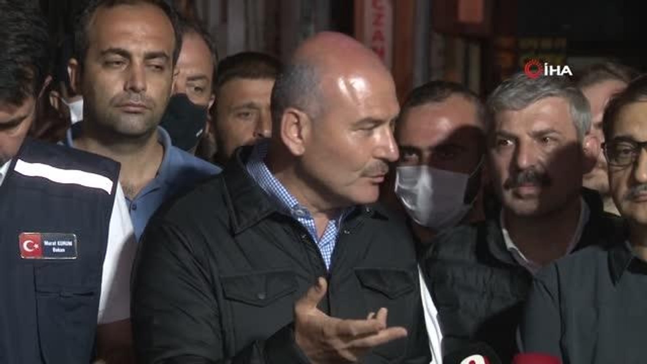 İçişleri Bakanı Süleyman Soylu: "Kastamonu'da 62, yaklaşık 14-15'te Sinop'ta kayıp ihbarı var"