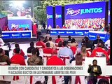 Pdte. del PSUV Nicolás Maduro se reunió con candidatos electos  para  las elecciones del 21N