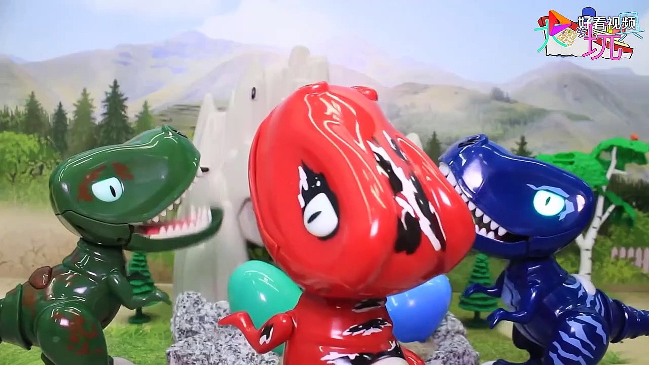 The big bad wolf stole a dinosaur egg. The mother dinosaur was furious when she learned about it