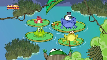 O Sapo não lava o pé - Galinha Pintadinha 1 - OFICIAL