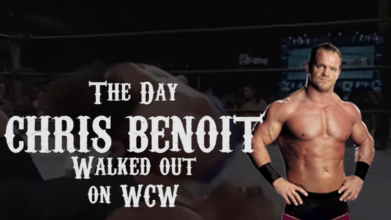 The Day CHRIS BENOIT Walked out on WCW, as World Heavyweight Champ