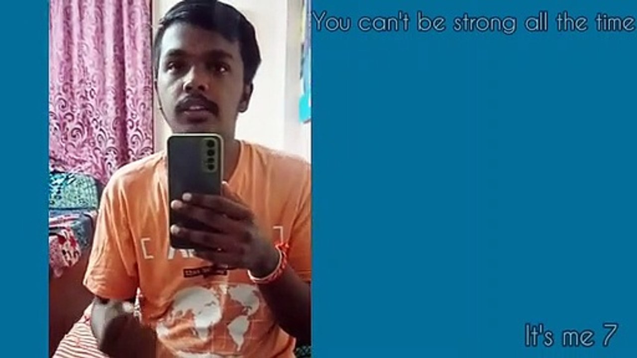 You can't be strong all the time...