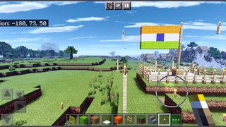 Indian Falg in Minecraft easy way. Independence day special minecraft gaming #independenceday game